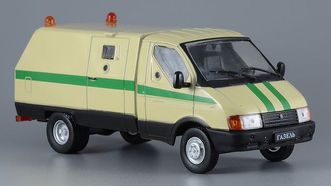 ГАЗ 3302 инкасация песочный (DeAgostini) 