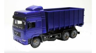 MAN F2000 самосвал синий (New Ray)