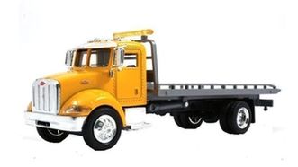 Peterbilt 355 эвакуатор желтый/серый