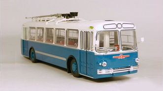 Троллейбус ЗиУ 5 голубой (Classicbus)
