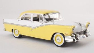 Ford Fairline Sedan желтый/белый (WhiteBox)