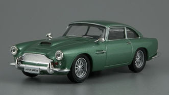 Aston Martin DB4 coupe зеленый (DeAgostini)