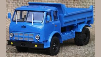 МАЗ 503А самосвал синий (Наш Автопром)