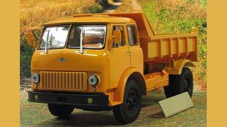 МАЗ 503Б самосвал оранжевый (Наш Автопром)