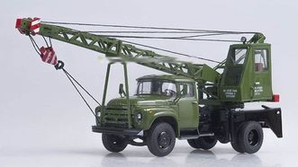 Автокран АК-75В на шасси ЗИЛ 130 зеленый (SSM)