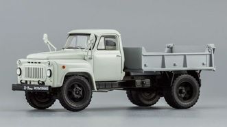 Самосвал САЗ 3504 серый (DIP Models)